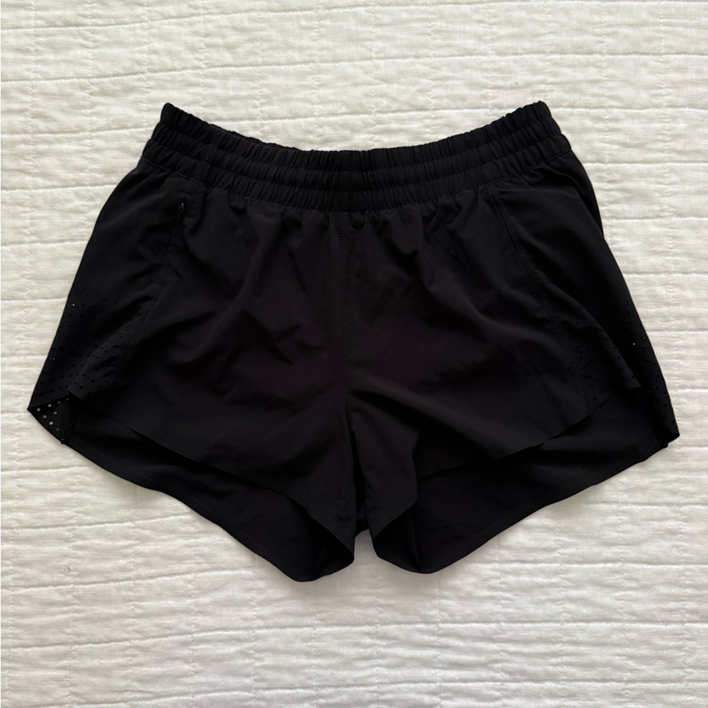Women's Athleta Black Hustle 3” Athletic Shorts